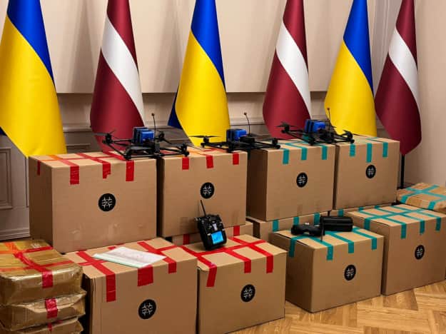100 FPV-дронів передає Україні Латвія